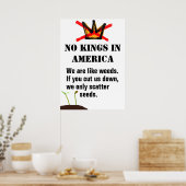 No Kings Protest poster - Nous sommes comme les ma (Cuisine)