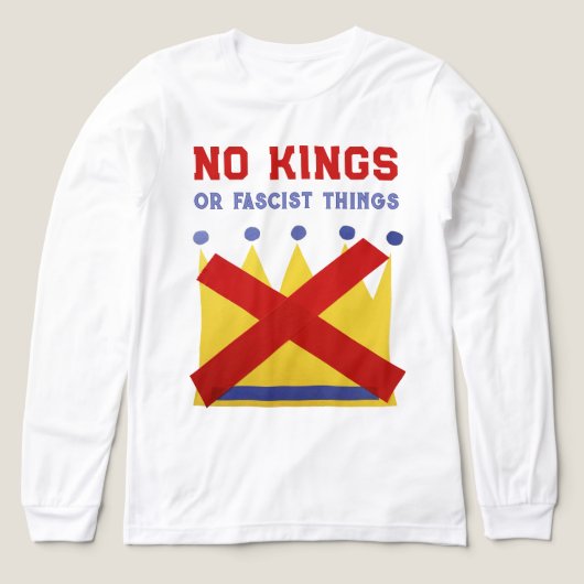 No Kings Protest Resist 2025 Tri-Blend Shirt (Voorkant)