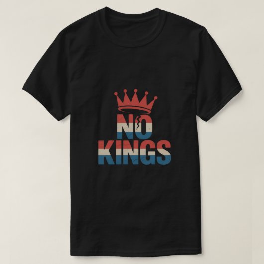 No Kings Protest T-Shirt (Design devant)