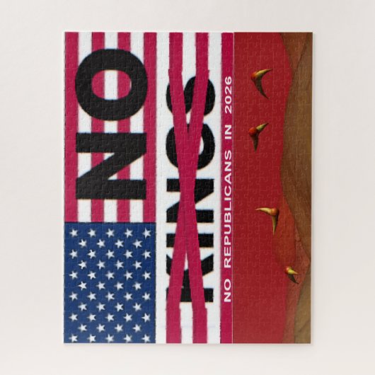 "NO kings" Puzzle (Vertical)