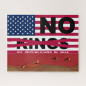 "NO kings" Puzzle Legpuzzel (Horizontaal)