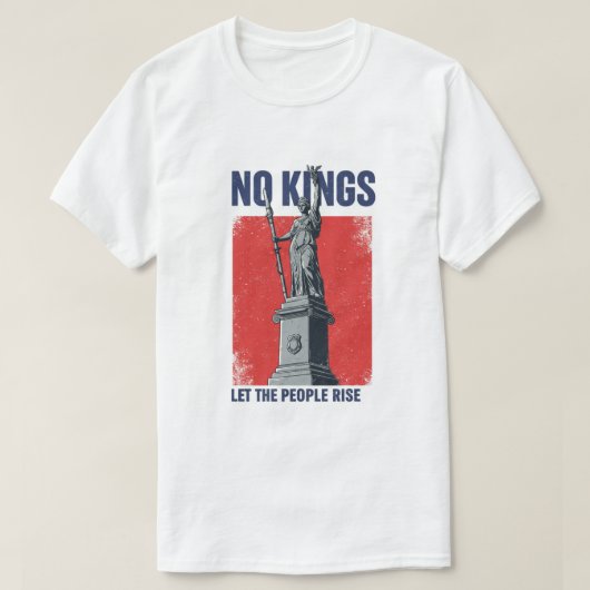 No Kings - Que le peuple monte t-shirt (Design devant)