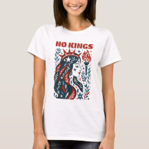 No Kings Retro Patriotic Woman Liberty Art 4th Of