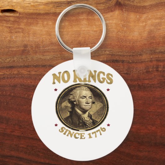 No Kings Since 1776 Classic Sleutelhanger (Voorkant)