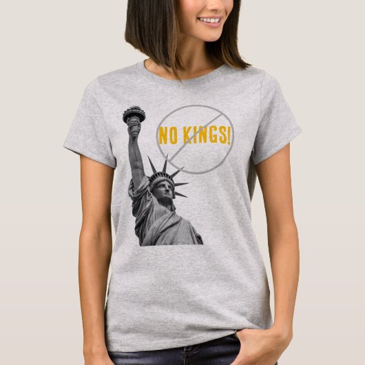 No Kings Statute of Liberty T-shirt (Voorkant)