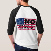 "NO kings" T-shirt (Achterkant)