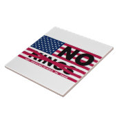 NO KINGS TEGELTJE (Zijkant)