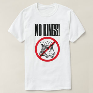 NO KINGS - Trump-protest - T-shirt