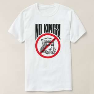 NO KINGS - Trump-protest - T-shirt