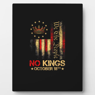 No Kings Vintage America Flag 1776 Fotoplaat