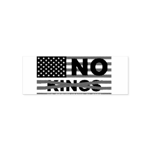 NO KINGS ZELFINKTENDE STEMPEL (Design)