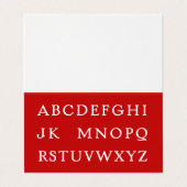 No L Mini Carte de Noël de plaisanterie (Extérieur déplié)