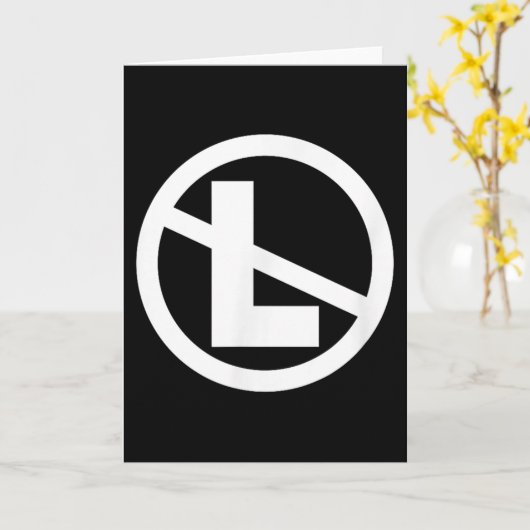 No L Noel Christmas Pun Kaart (Gele Bloem)