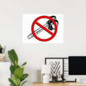 No Leaf Blowers Poster (Bureau à domicile)