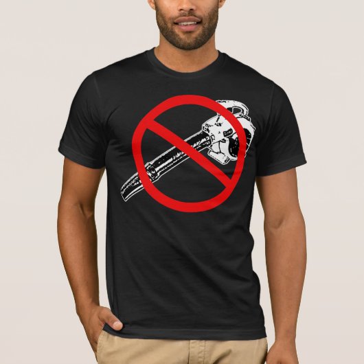 NO Leaf Blowers T-Shirt (Voorkant)