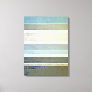 'No Limits' Blauwe Abstracte kunst Canvas Afdruk