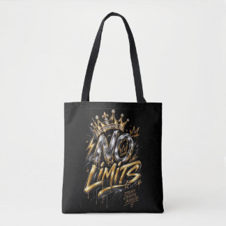 No Limits Gouden Kroon Luxe Design Draagtas