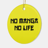NO MANGA NO LIFE KERAMISCH ORNAMENT (Links)