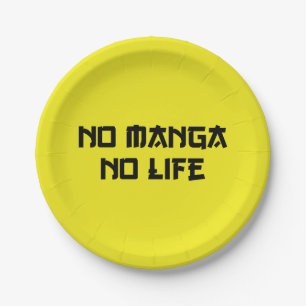NO MANGA NO LIFE PAPIEREN BORDJE