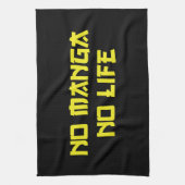 NO MANGA NO LIFE THEEDOEK (Verticaal)