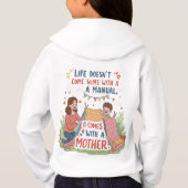 "No Manual, Just Mother" Jote T-shirt Doodle (Dos)