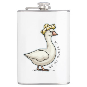 No Me Goose Ta (No Me Gusta) Mexicaanse gans Heupfles