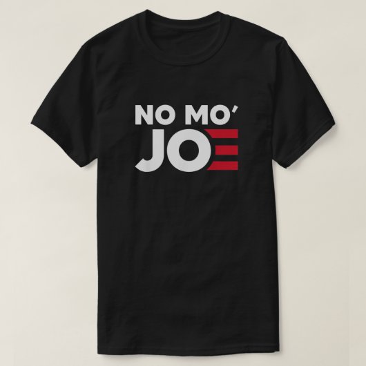 NO MO' JOE Anti Joe Biden T-shirt (Design voorkant)
