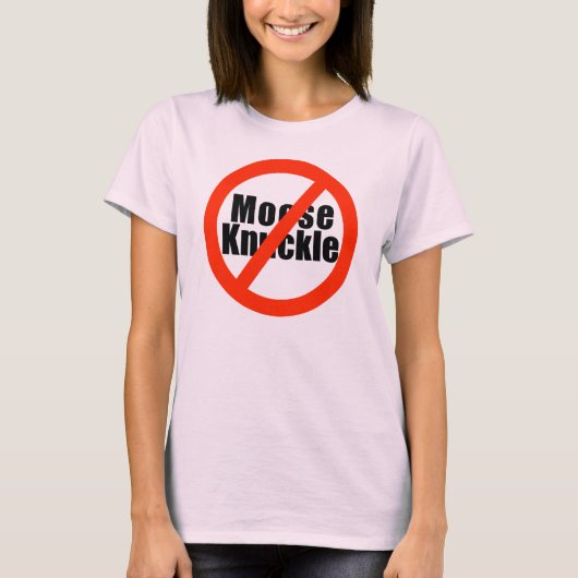 No Moose Knuckle T-shirt (Voorkant)
