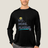 💤 No. More. Alarms. Tri-Blend Shirt (Voorkant volledig)