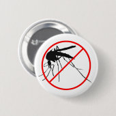 No Mosquito Ronde Button 5,7 Cm (Voorkant /achterkant)