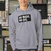 No Music No Life Hoodie – Bold Statement Pullover