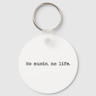 No music, no life. sleutelhanger