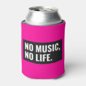 No Music No Life Water Cooler - Luide boodschap (Blikje Voorkant)
