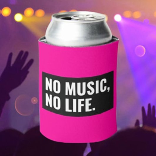 No Music No Life Water Cooler - Luide boodschap