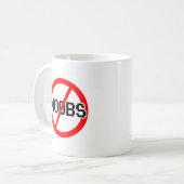 NO NOOBS - geek/hacker/pc/code aap Koffiemok (Voorkant links)