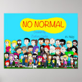 No Normal Character Poster (Devant)