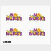 NO NUKES - Sticker officiel de la MISSION ROSE (Feuille)