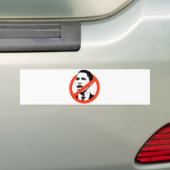 No Obama / Anti-Obama T-shirts Bumpersticker (Op auto)
