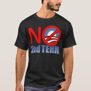 NO Obama Tweede Term T-shirt