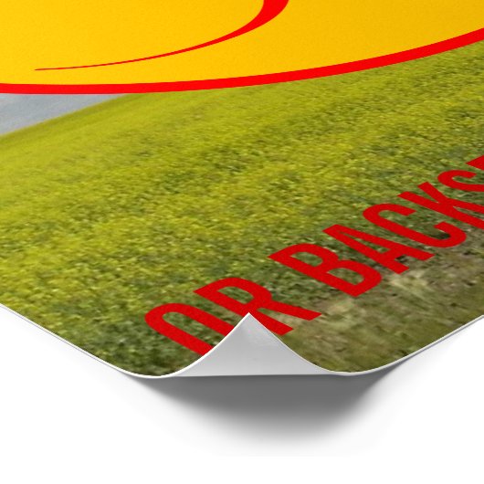 No OGM Poster Biodanger Personnalisé Aucun OGM Sig (Coin)