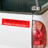 NO op AB 84 Bumpersticker (Op Truck)