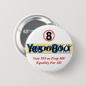 NO op Prop 8-Button Ronde Button 5,7 Cm (Voorkant /achterkant)