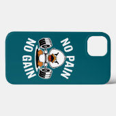 No Pain No Gain Gym Duck iPhone 13 Case-Mate iPhone Case (Achterkant (horizontaal))
