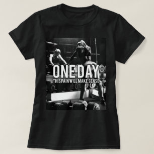 No PAIN No Gain - Women's Workout Motivatie T-shirt