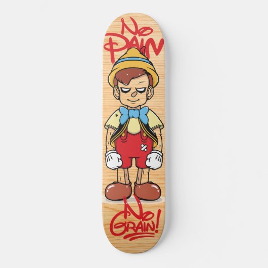 NO PAIN NO GRAIN SKATEBOARD (Voorkant)
