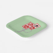 No parking anarchy sign papieren bordje (Gebogen)