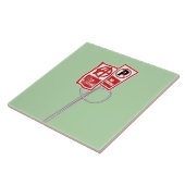 No parking anarchy sign tegeltje (Zijkant)