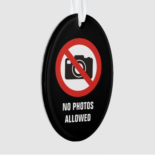 No Photos Allowed (devant)
