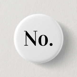 NO Pin Ronde Button 3,2 Cm