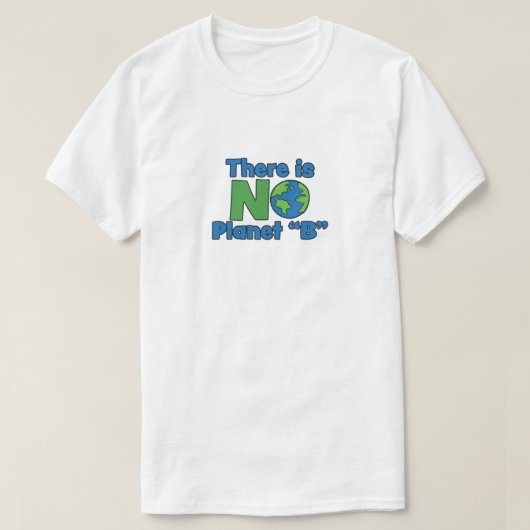 No Planet B Homme's Basic T-Shirt (Design devant)